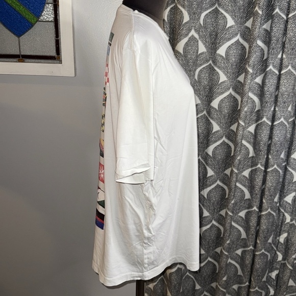 Marcelo Burlon Flags T Shirt Size Large - Picture 8 of 10